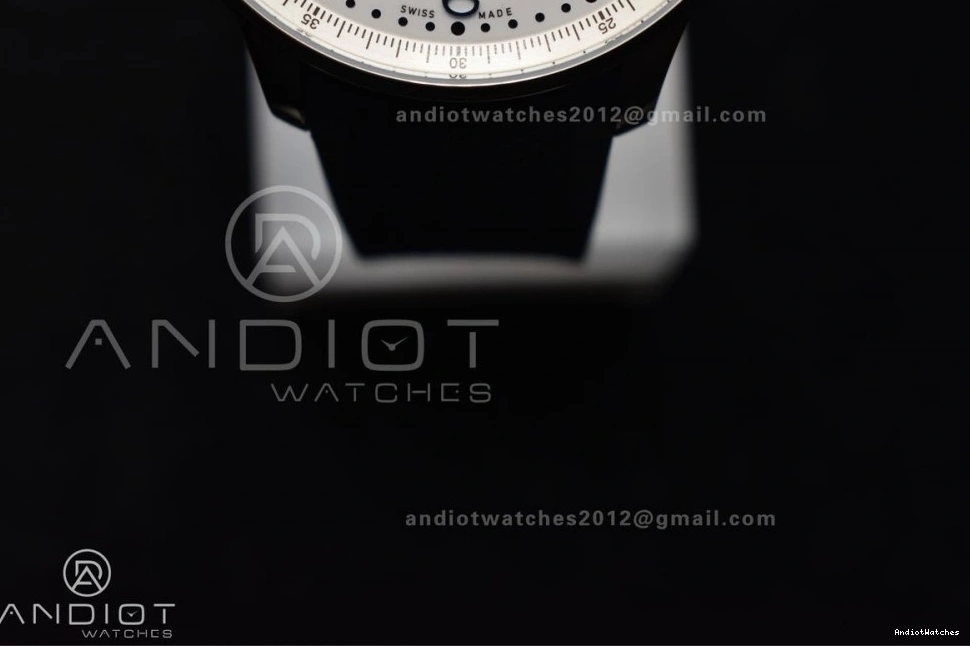 White IW3716 Z+F Edition Strap Dial Best Chrono A Blue WeatherProof Blue 1011 Portuguese Rubber 1:1 on 0922